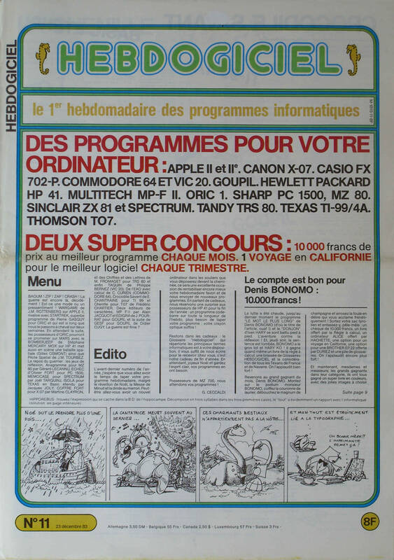 Hebdogiciel n°011