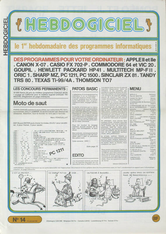 Hebdogiciel n°014