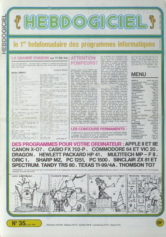 Hebdogiciel n°035
