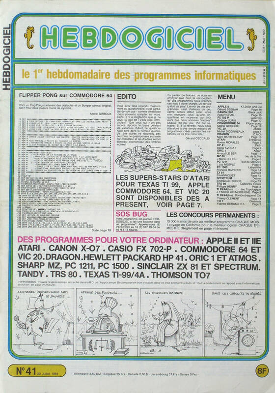Hebdogiciel n°041