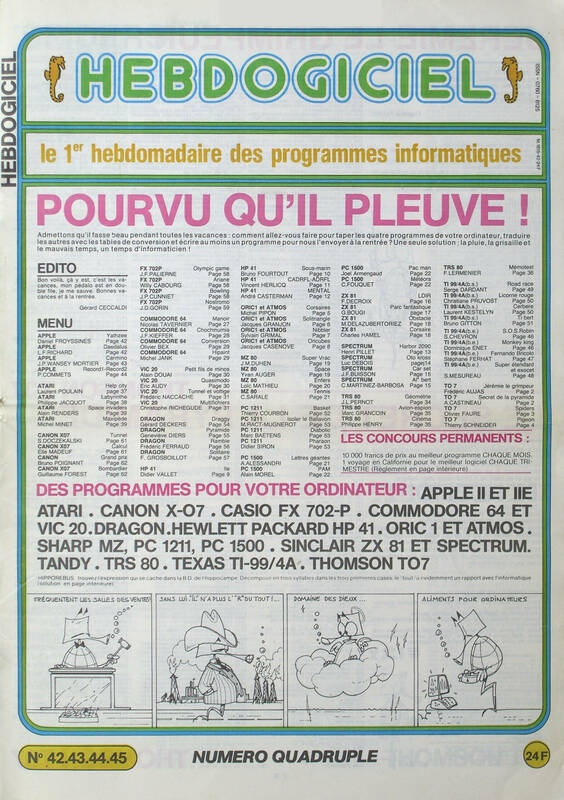 Hebdogiciel n°042/43/44/45