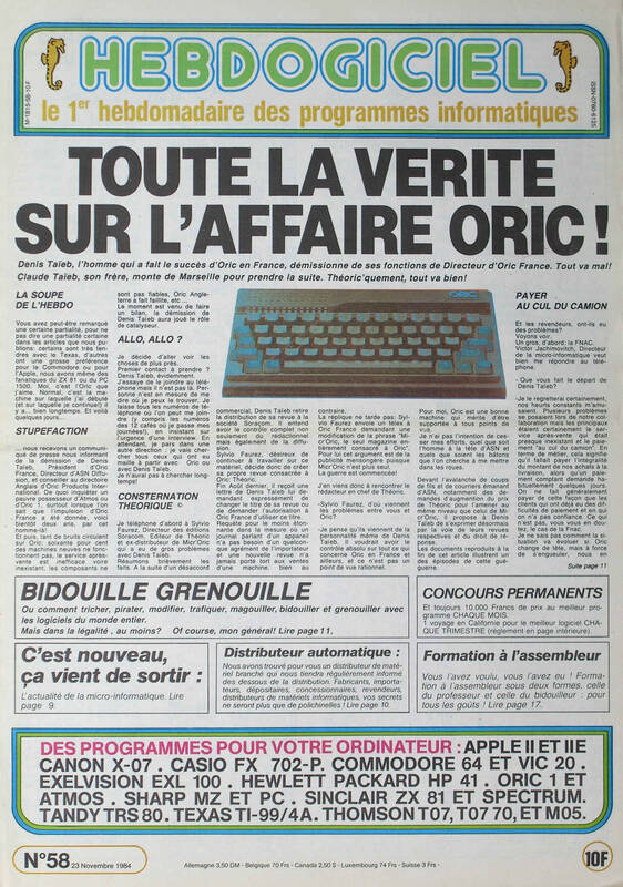 Hebdogiciel n°058