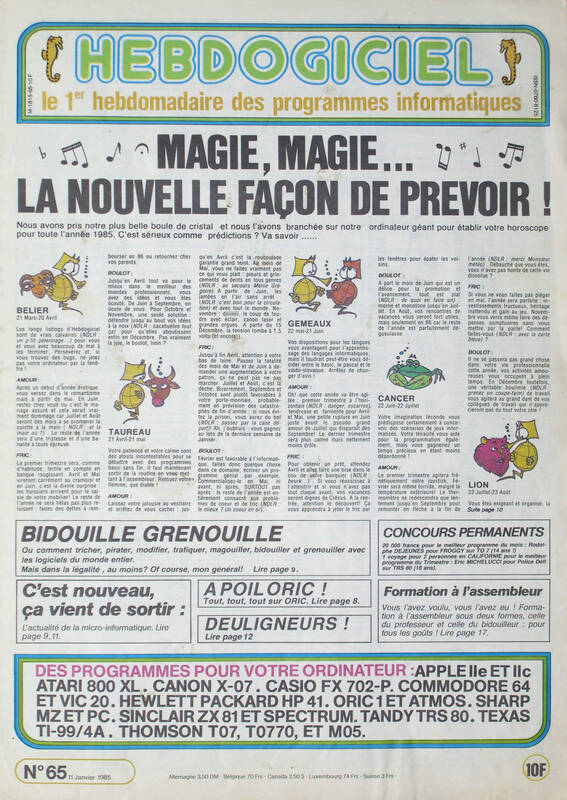 Hebdogiciel n°065