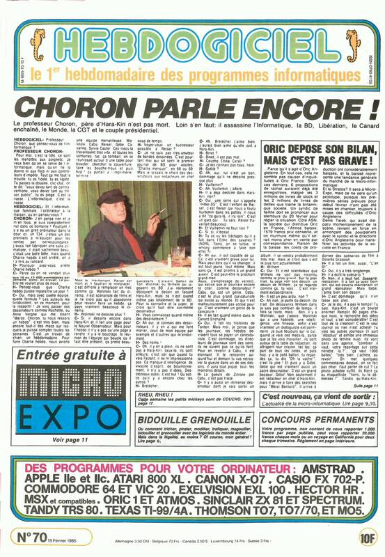 Hebdogiciel n°070
