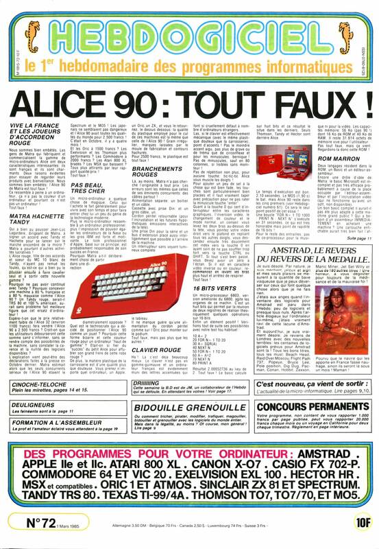 Hebdogiciel n°072