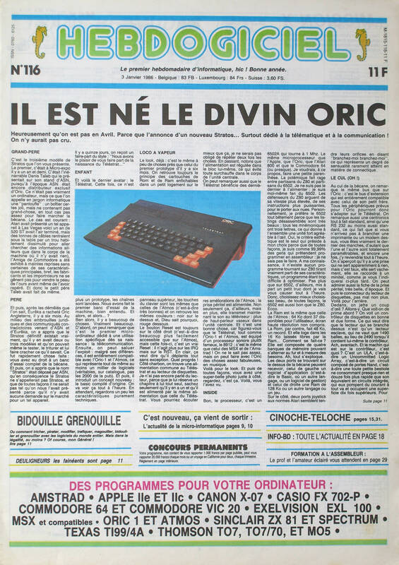 Hebdogiciel n°116