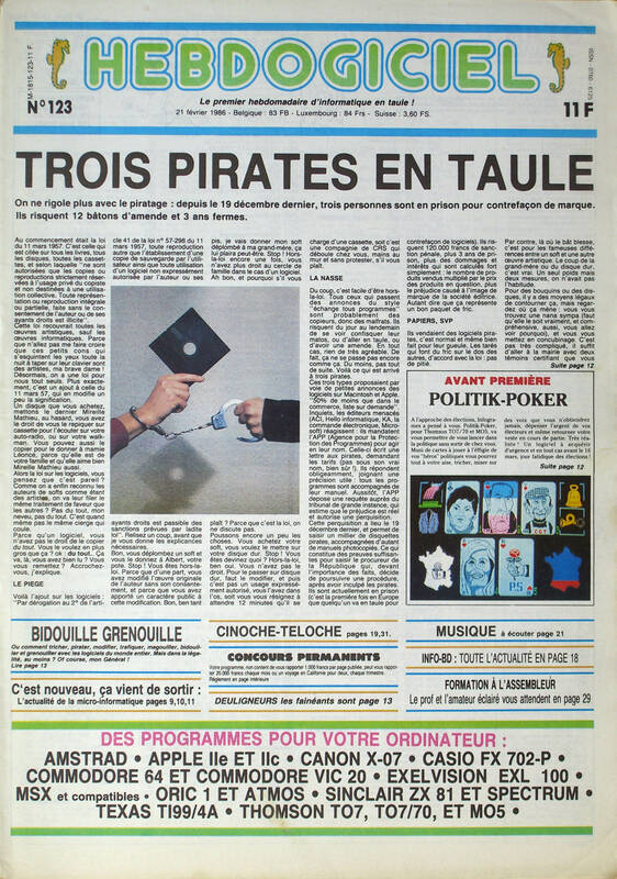 Hebdogiciel n°123