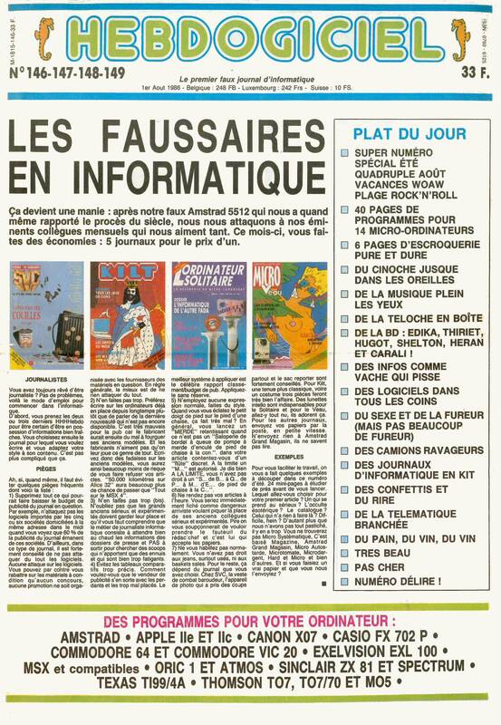 Hebdogiciel n°146-147-148-149