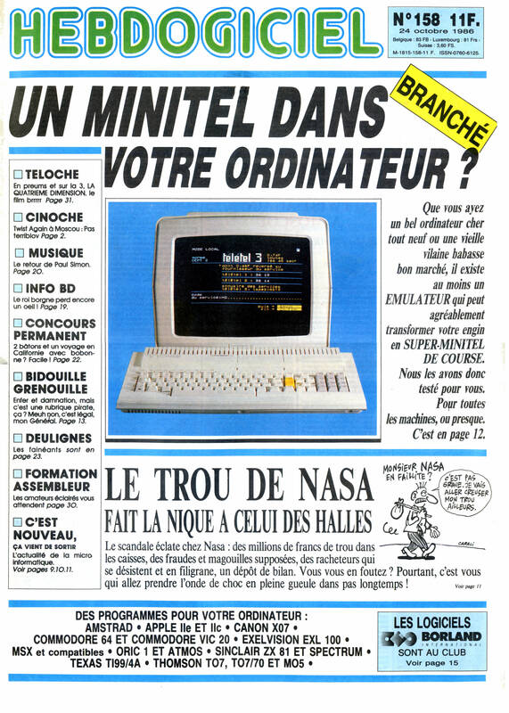 Hebdogiciel n°158